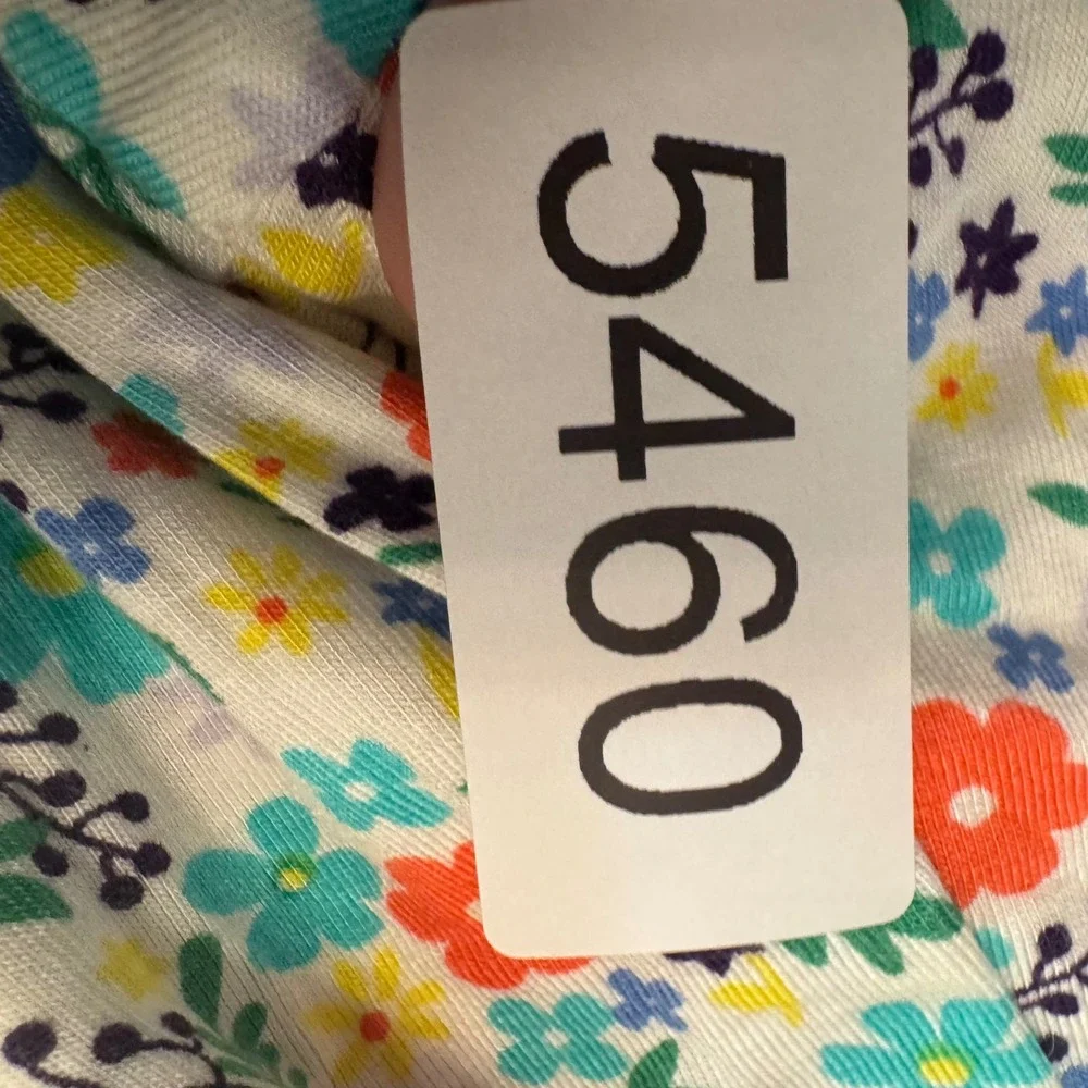 Life is Good Sleep Pants Women Medium Cloud White Floral Lightweight S22-W40103
